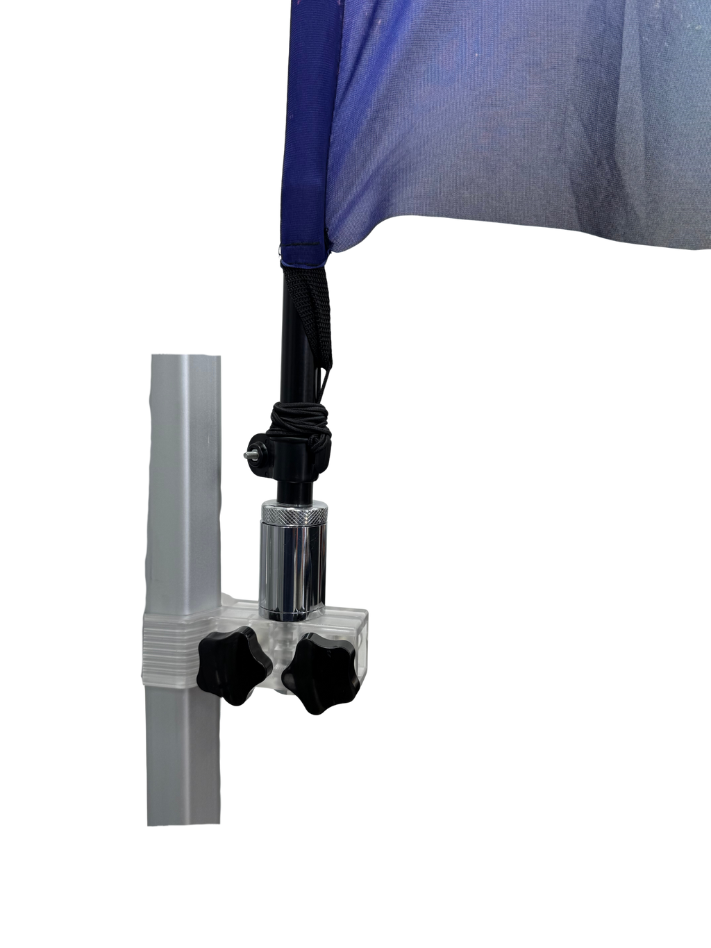 Soporte Mastil con Rotor para Toldo Hexagonal
