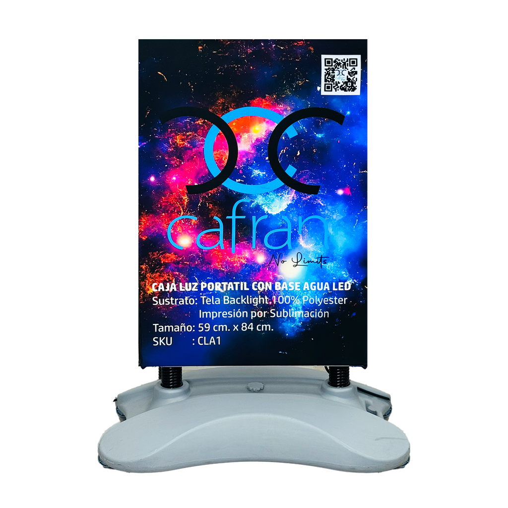 Caja de Luz con Base para Agua