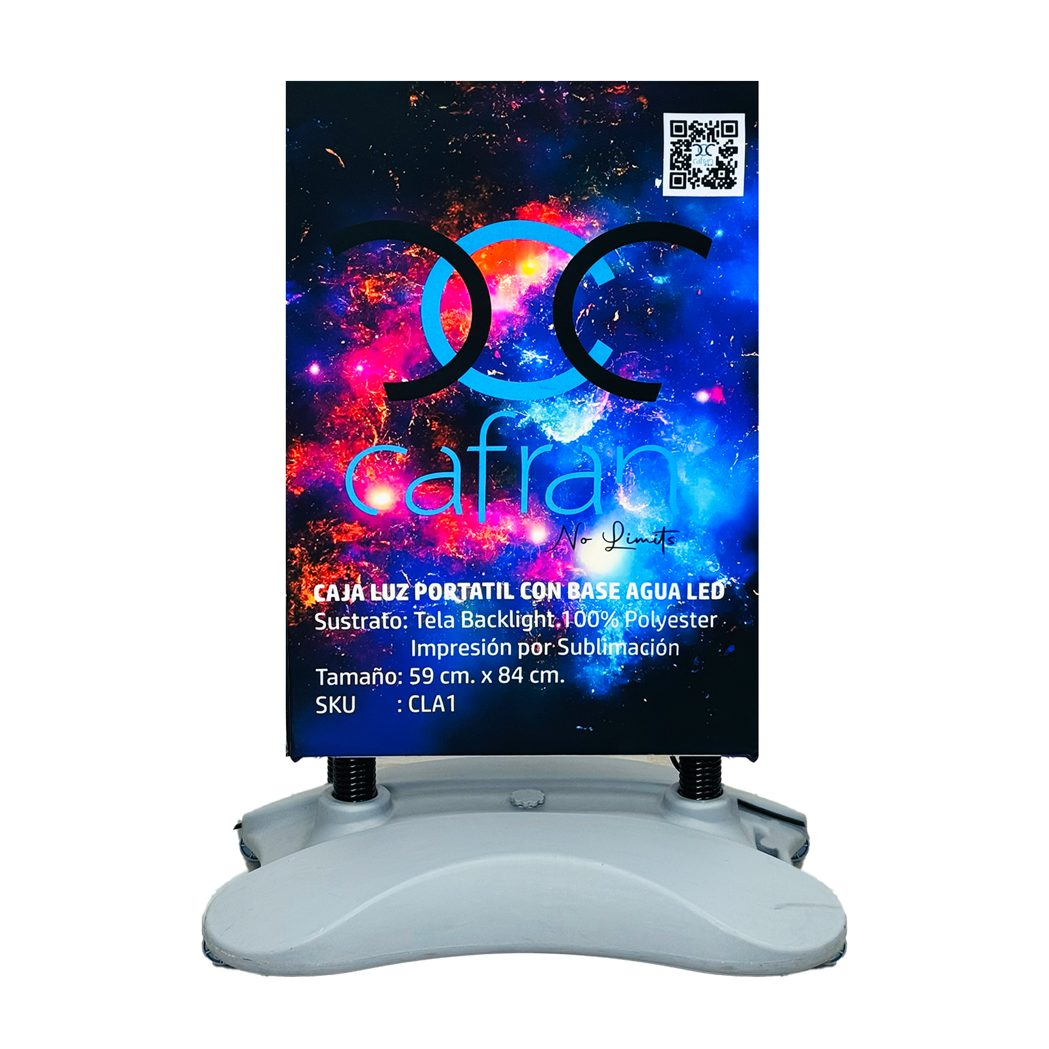 Caja de Luz con Base para Agua