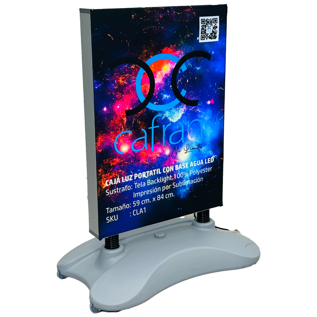 Caja de Luz con Base para Agua